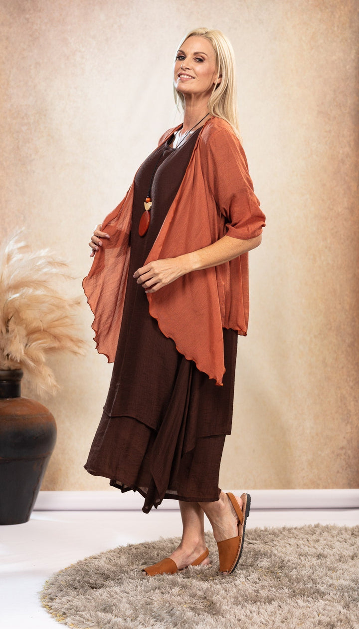 Lavinia | Chocolate Maxi Dress