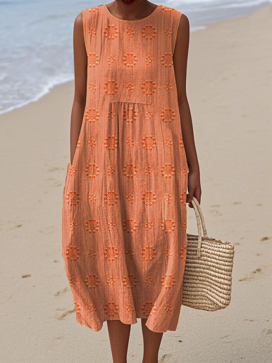 Rosa | Elegant Sleeveless Summer Dress