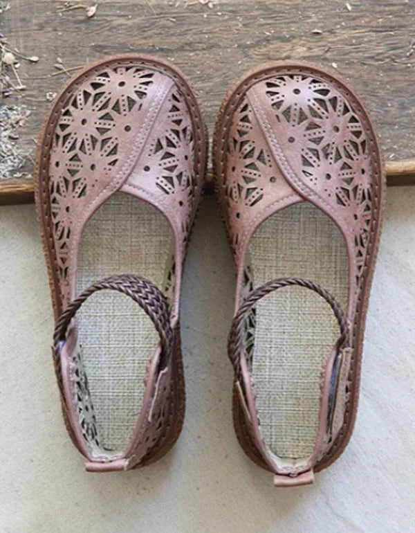Elke | Laser Cut Slip-On Shoes