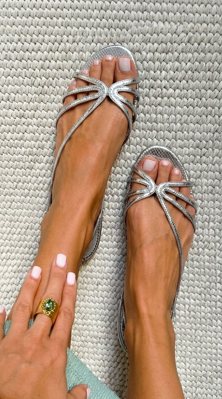 Etta | Effortless Gold Summer Sandals