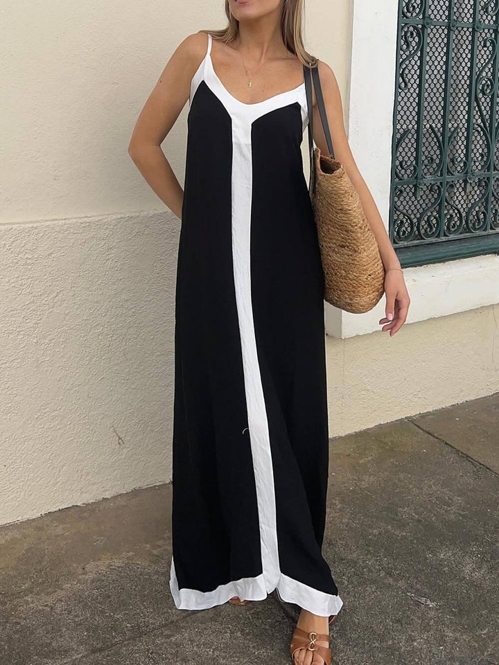 Silvana | Colour Block Midi Dress