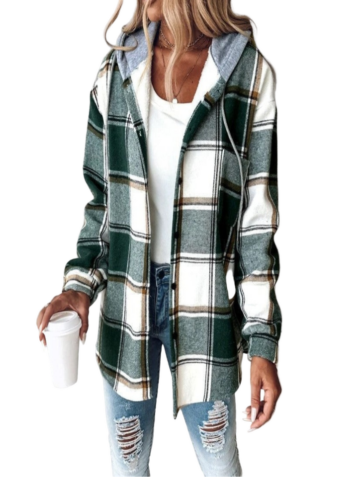 Carys | Warm Cosy Hooded Jacket