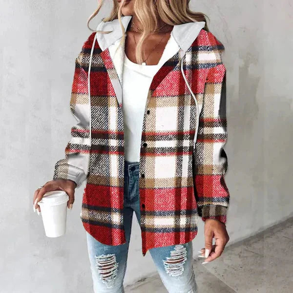 Carys | Warm Cosy Hooded Jacket
