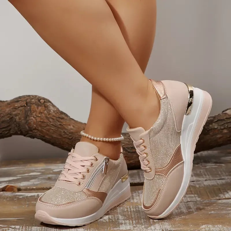 Pearl | Lace-Up Orthopedic Sneakers