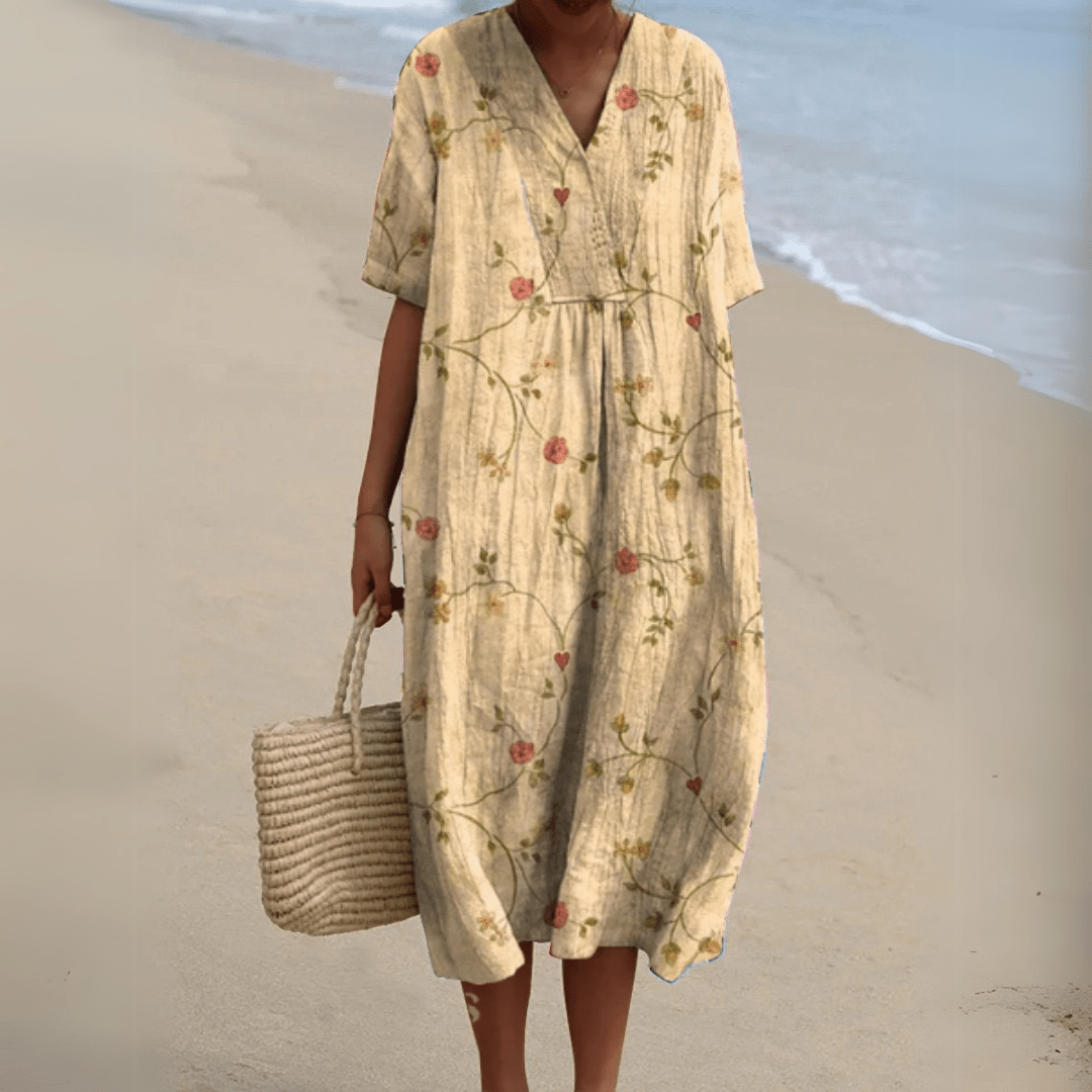Nathalie | Elegant Floral Dress