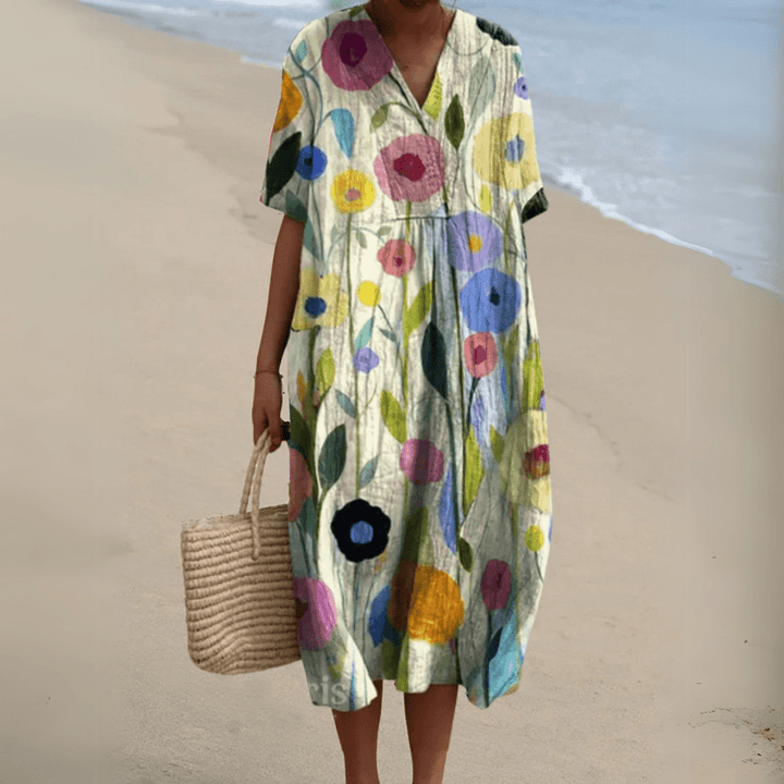Nathalie | Elegant Floral Dress
