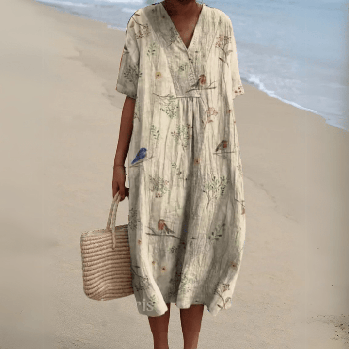 Nathalie | Elegant Floral Dress
