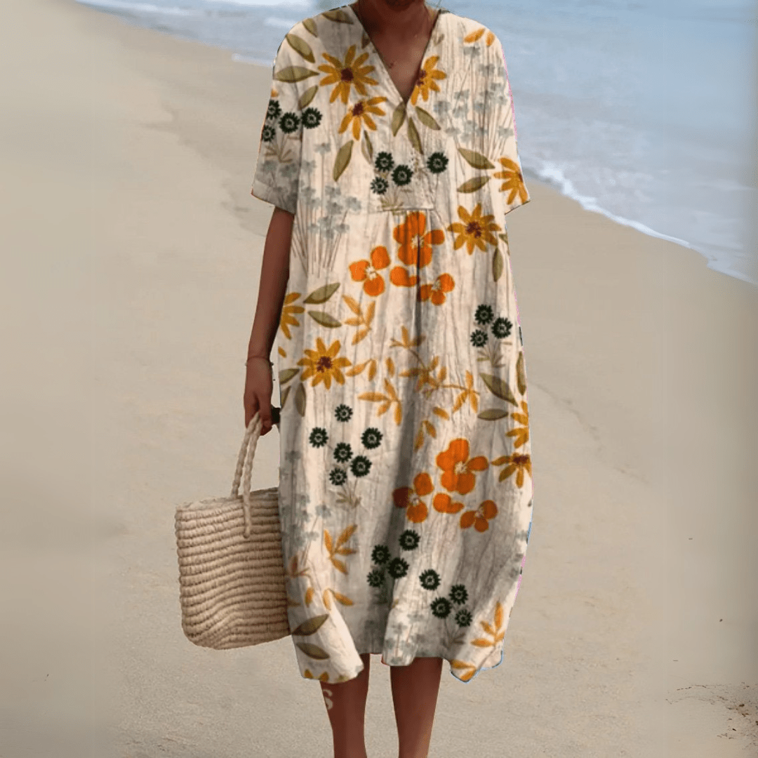 Nathalie | Elegant Floral Dress