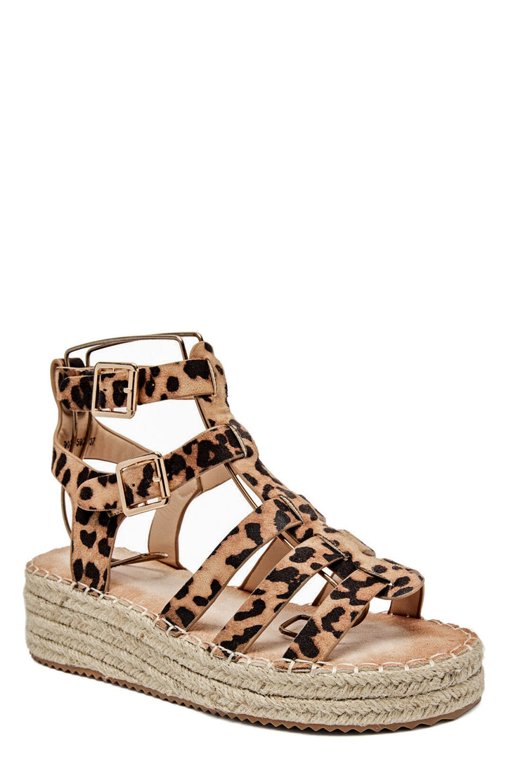 Rosamund | Leopard Wedge Sandal
