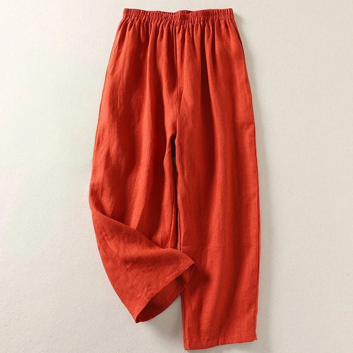 Maggie | Breezy Cotton Linen Wide Leg Pants