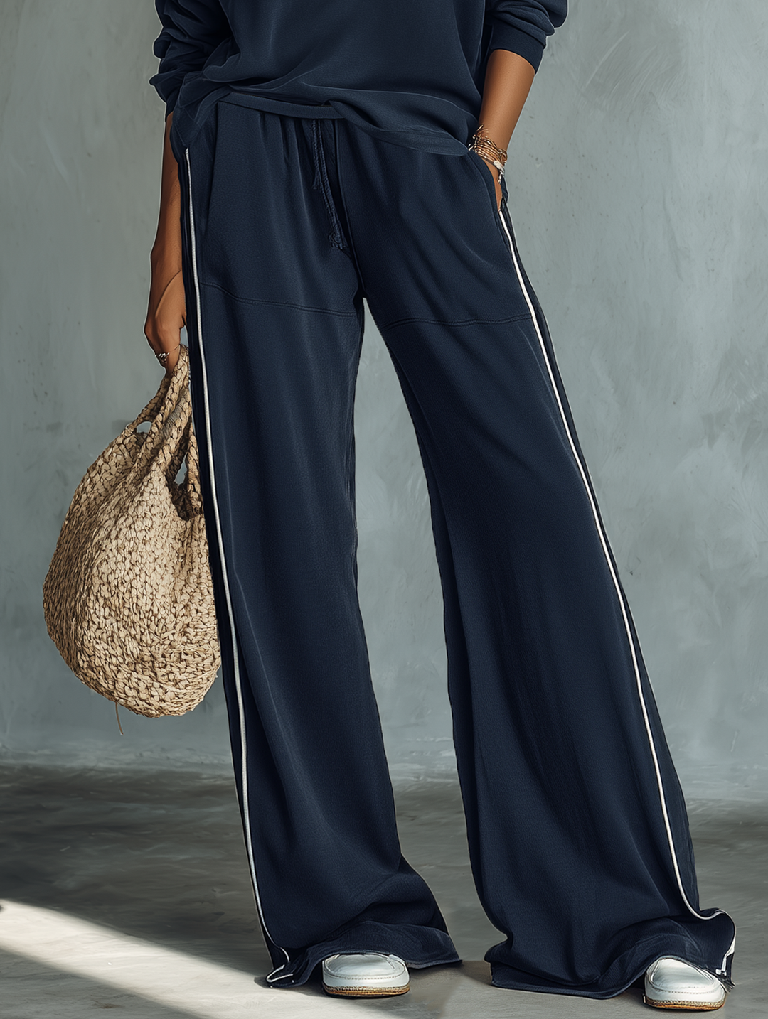 Mabel | One-Shoulder Sweat Set
