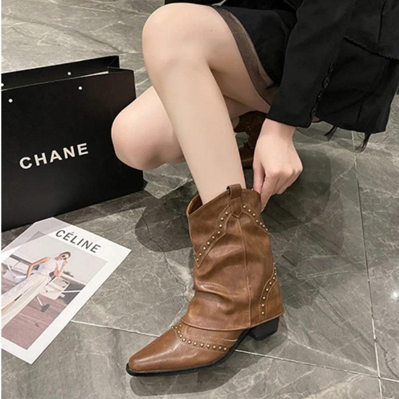 Sierra | Studded Western Boots