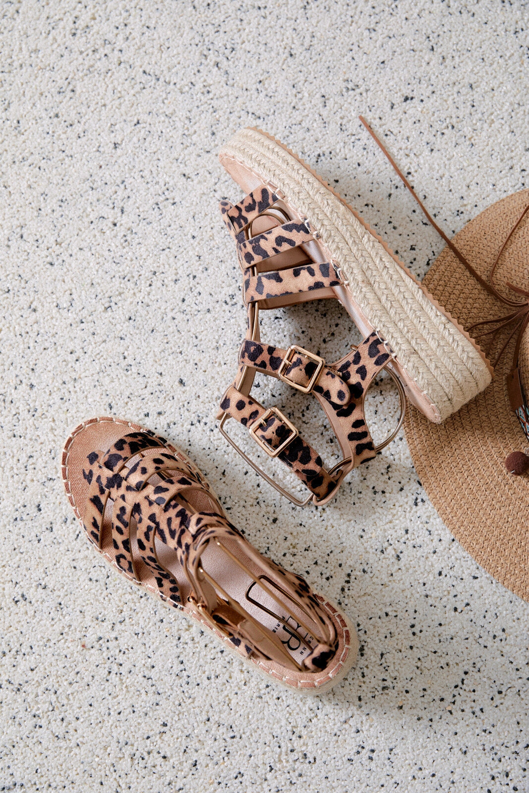 Rosamund | Leopard Wedge Sandal