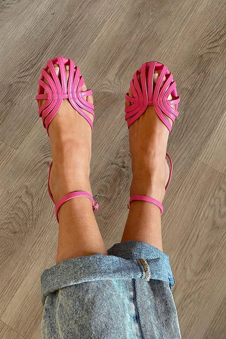 Jorjie | Effortless Jewelled Gold Summer Sandals