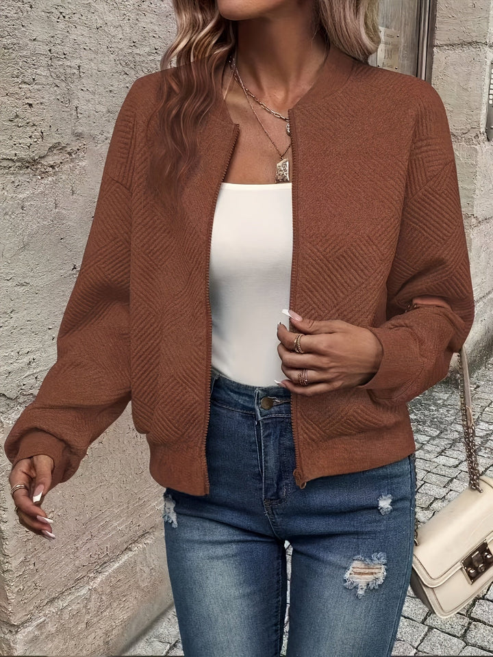 Trixie | Relaxed Soft Bomber Jacket
