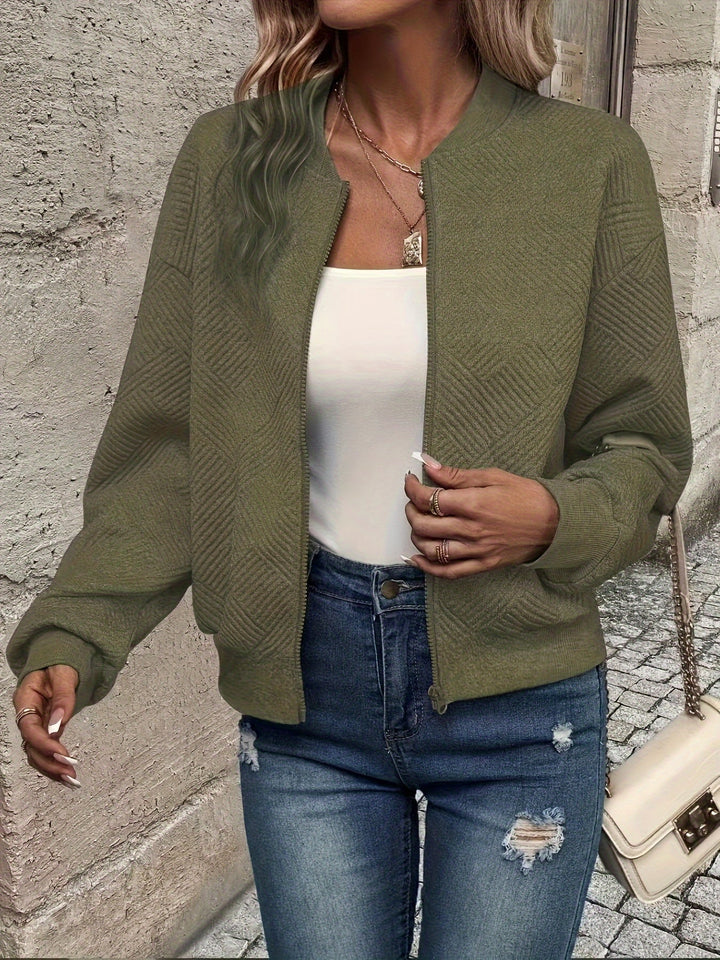 Trixie | Relaxed Soft Bomber Jacket