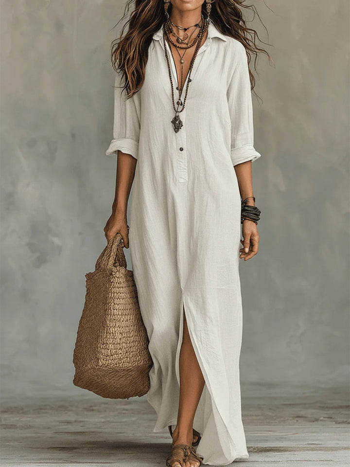Alessia | Long Shirt Dress