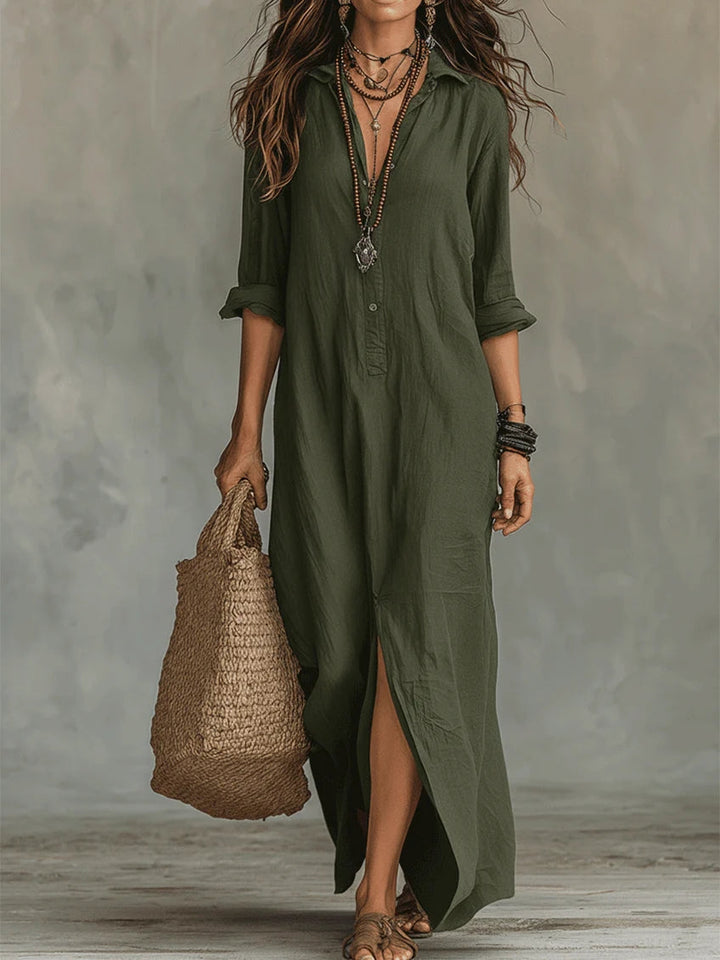 Alessia | Long Shirt Dress