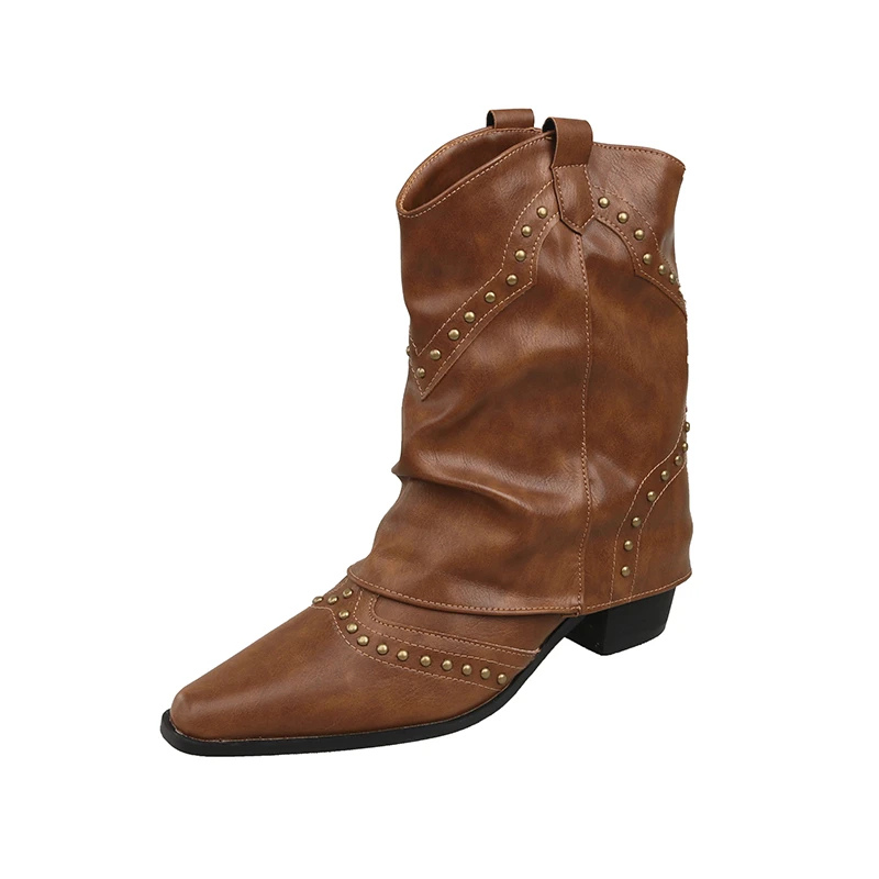 Sierra | Studded Western Boots