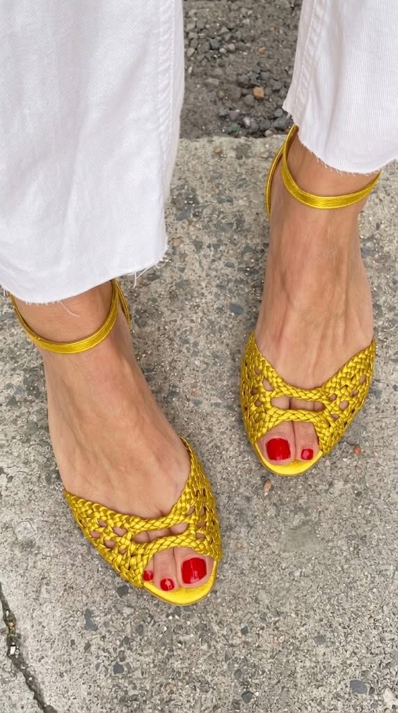 Bubs | Effortless Braided Gold Summer Sandals