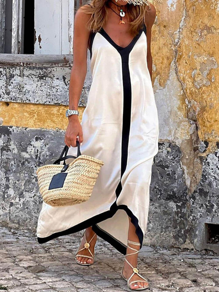 Silvana | Colour Block Midi Dress