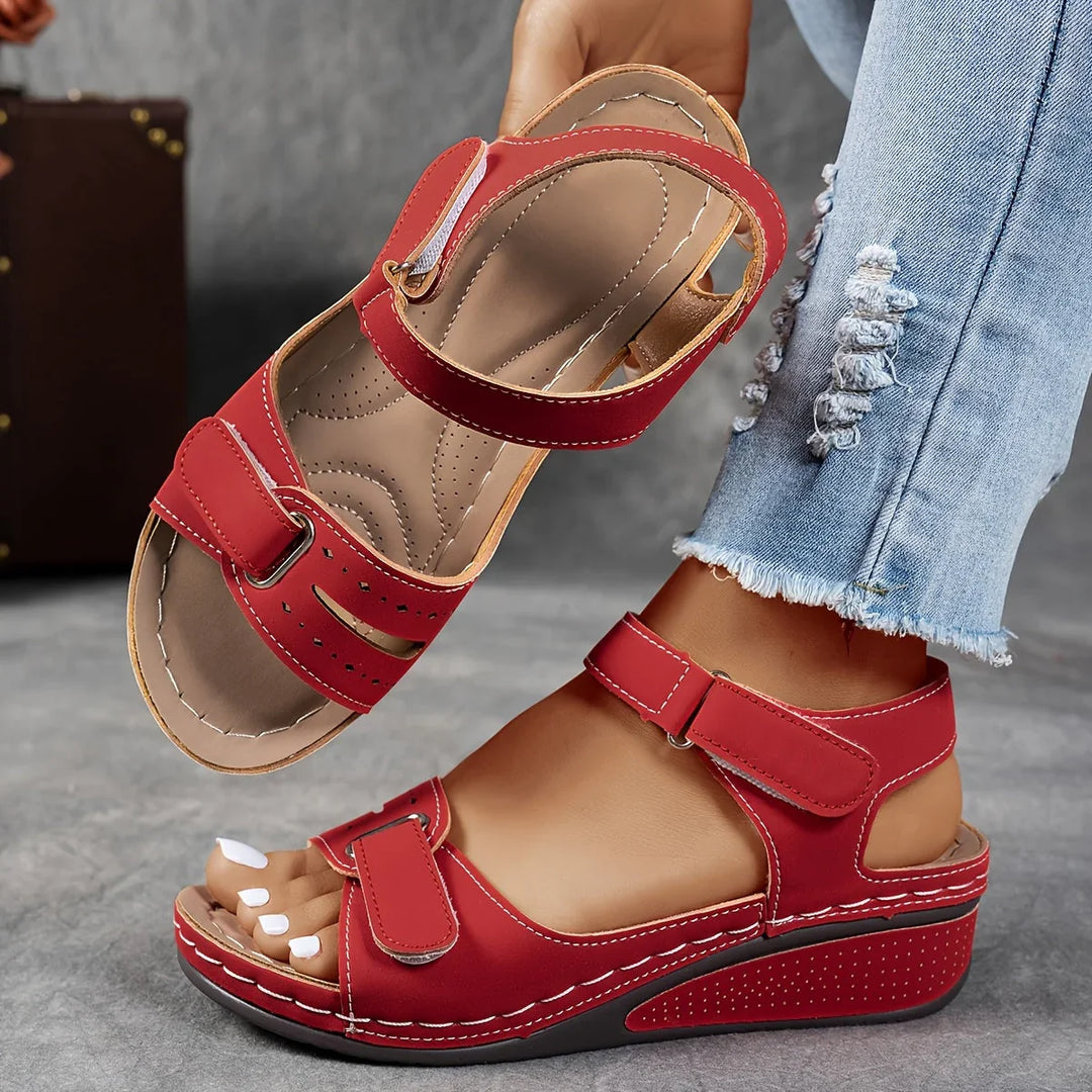 Marlo | Supportive White Orthopedic Comfort Sandals
