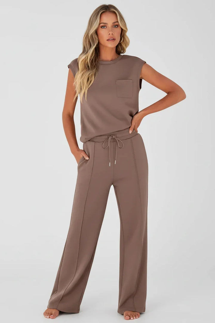 Ferrantine | Brown Lounge Set