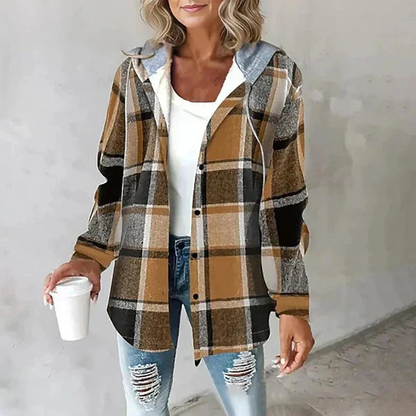 Carys | Warm Cosy Hooded Jacket