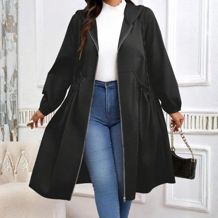 Avril | Zip-Up Hooded Coat