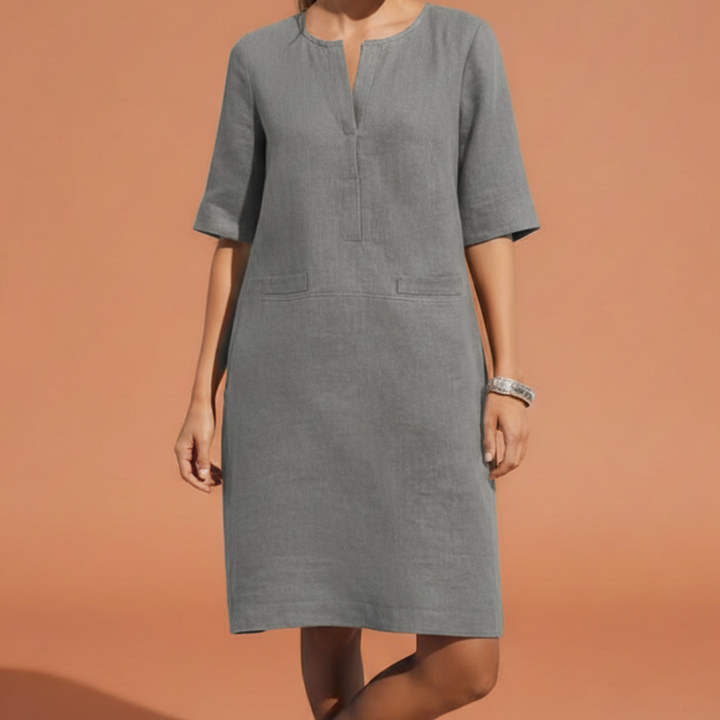 Marlowe | Refined Shift Dress with Elbow Sleeves