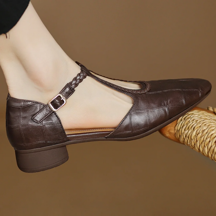 Vivienne | Leather Mary Janes