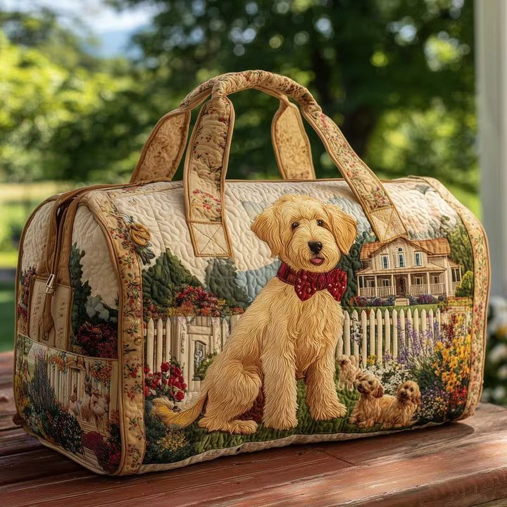 Rosie's hand-quilted puppy weekender bag - Country Cottage