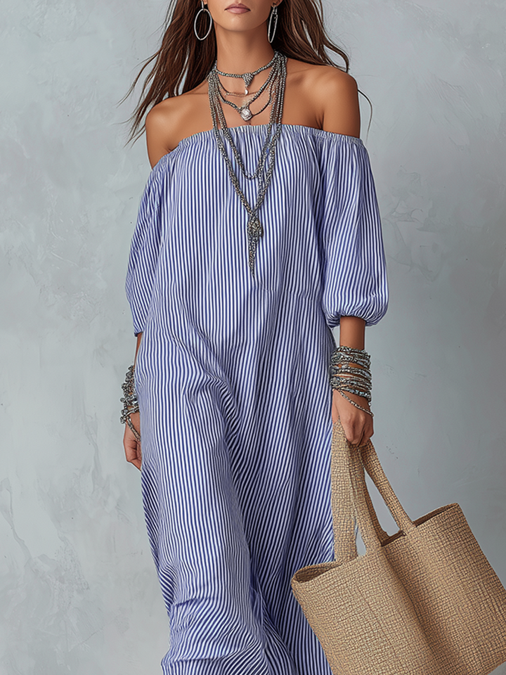 Jolene | Striped Resort Maxi Dress