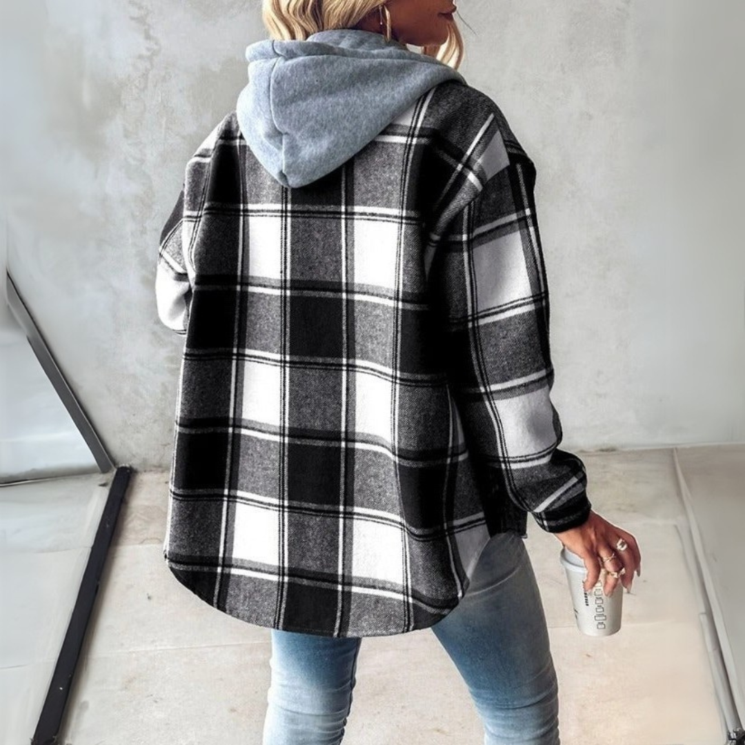Carys | Warm Cosy Hooded Jacket