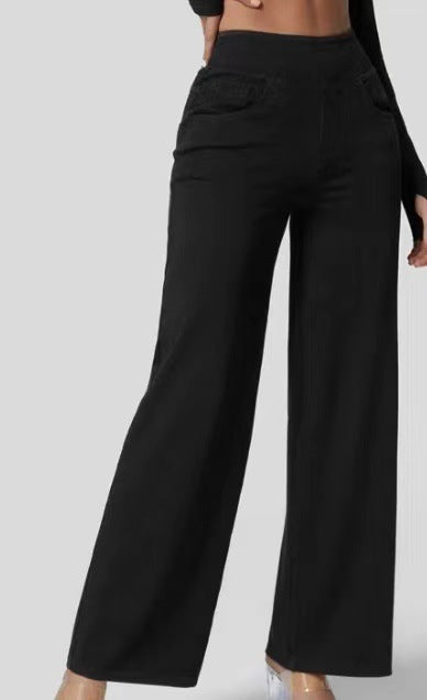 Tully | Elegant Wide Leg Palazzo Pants for Women
