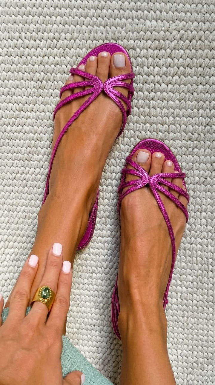 Etta | Effortless Gold Summer Sandals