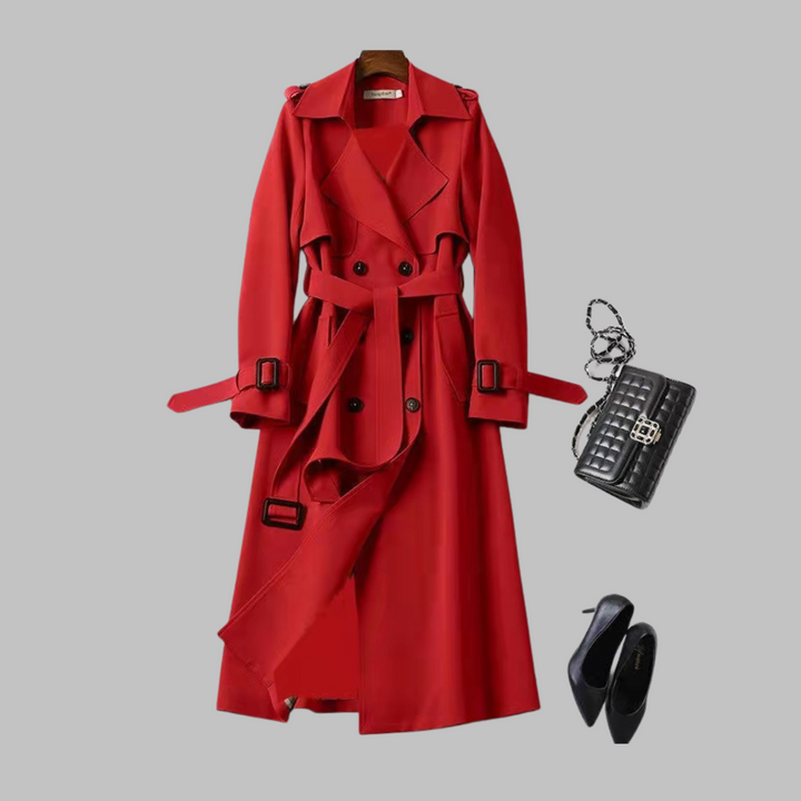 Tia | Knee-Length Loose Coat