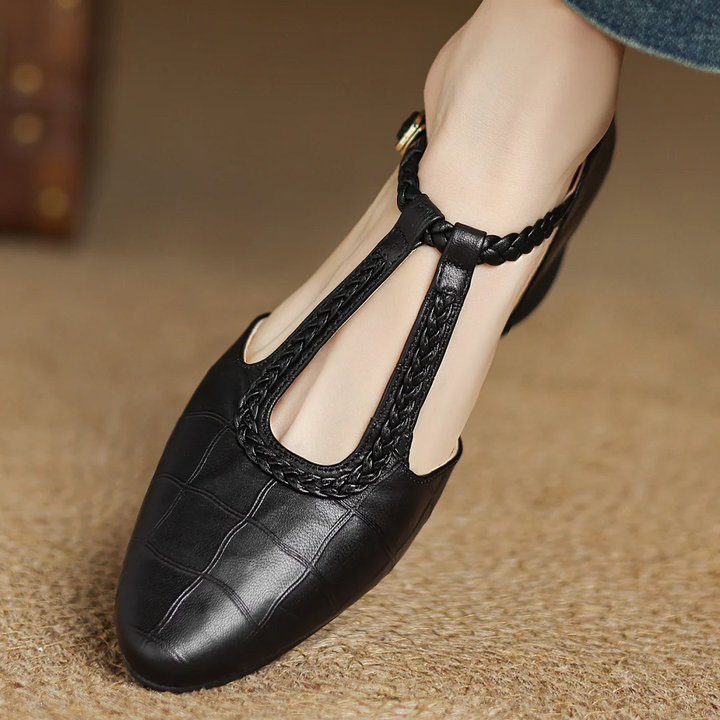 Vivienne | Leather Mary Janes
