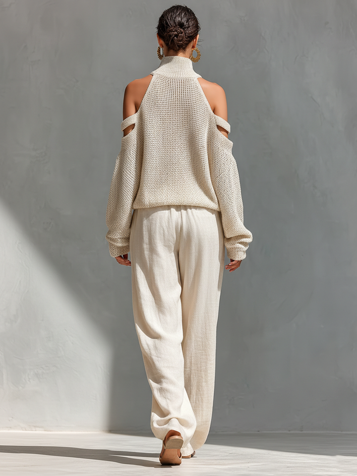 Sophie | Beige Knit Set