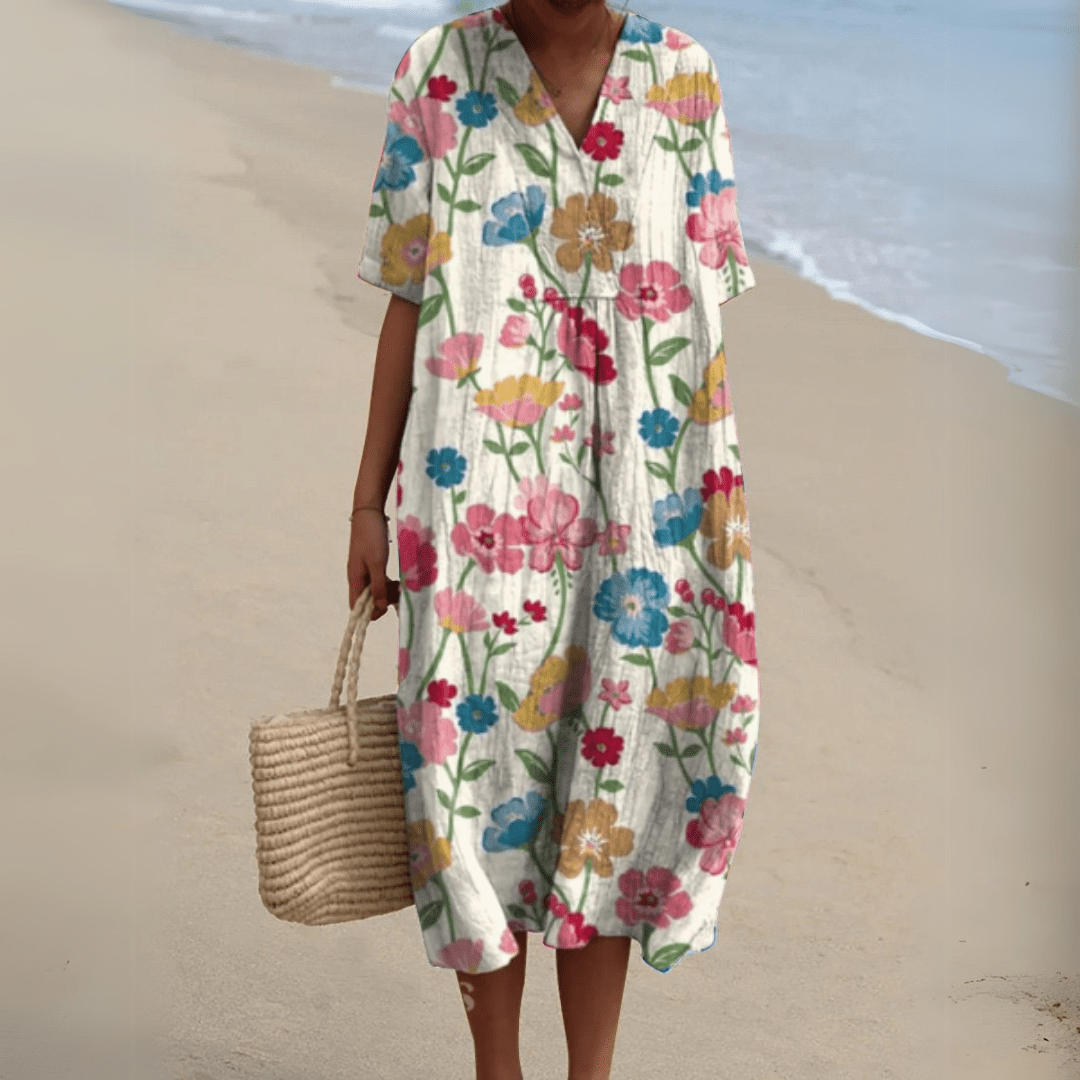 Nathalie | Elegant Floral Dress
