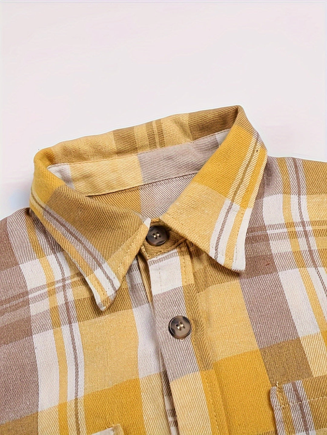 Mandy gingham long sleeve summer shirt for women