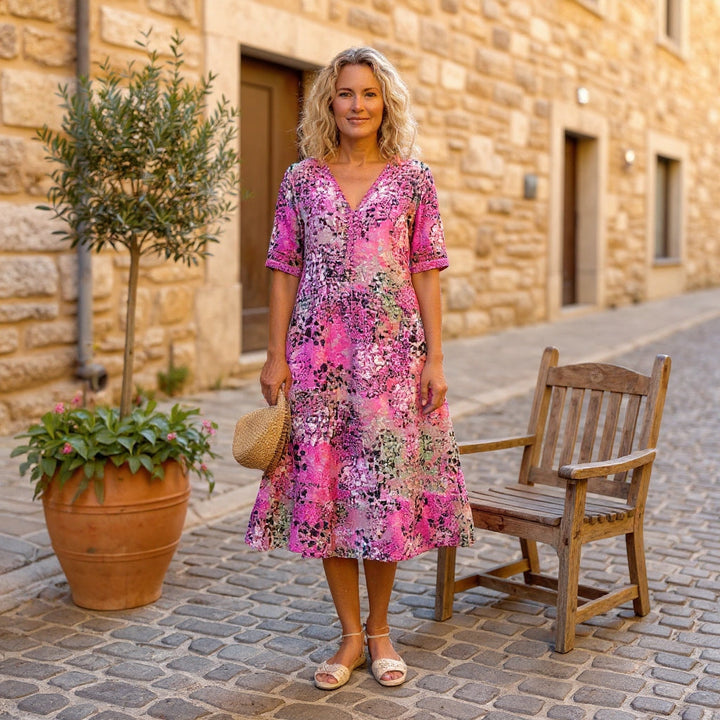 Pearl's Floral Midi Dress