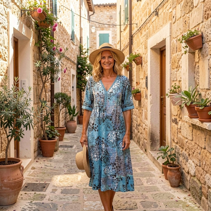 Pearl's Floral Midi Dress