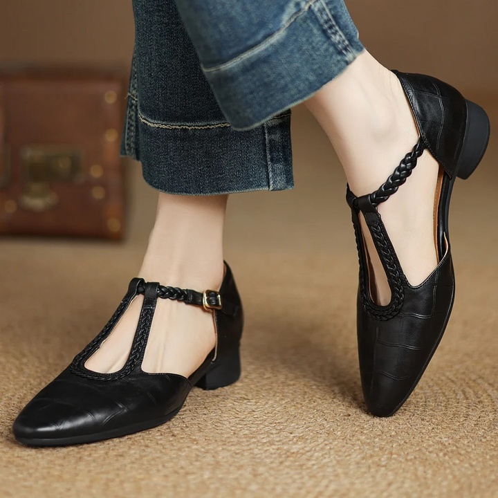 Vivienne | Leather Mary Janes