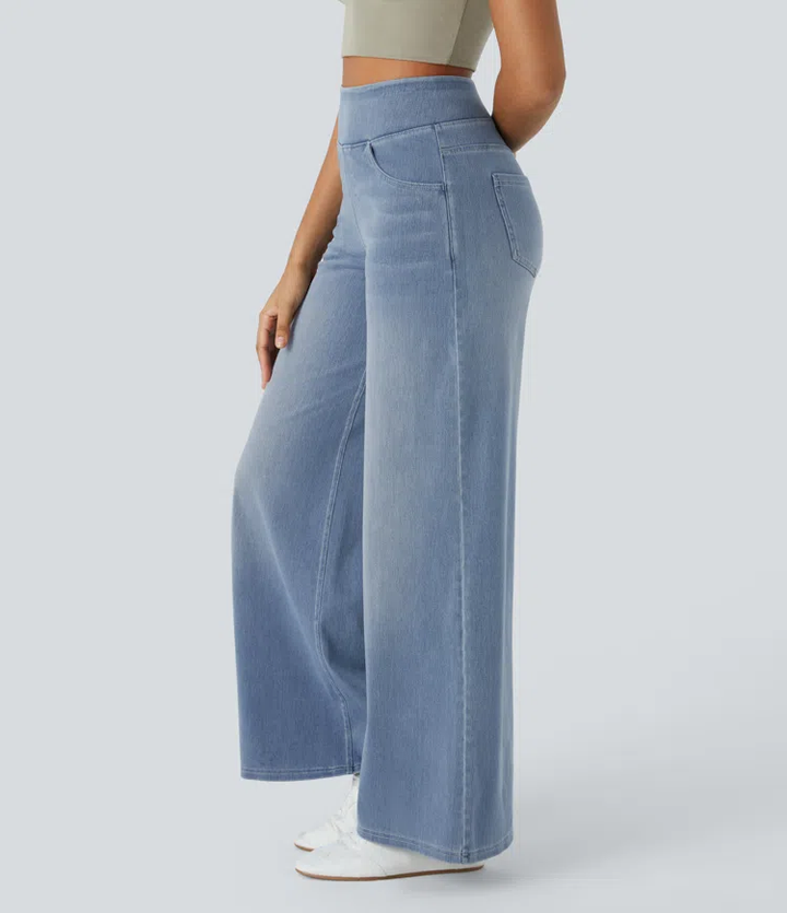 Tully | Elegant Wide Leg Palazzo Pants for Women