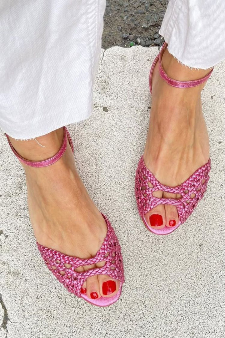 Bubs | Effortless Braided Gold Summer Sandals