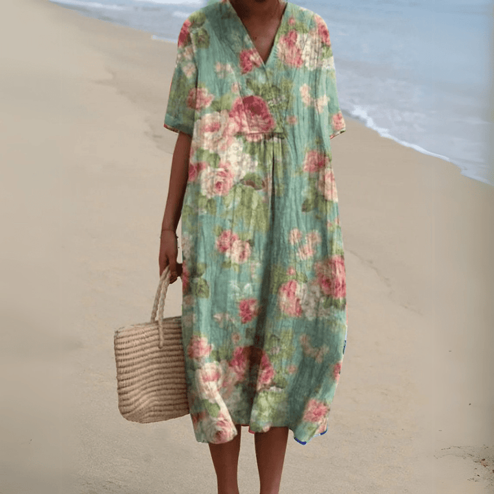 Nathalie | Elegant Floral Dress