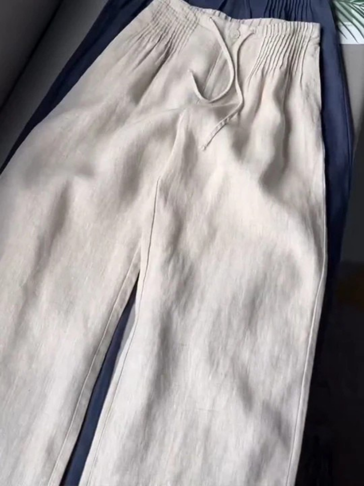 Bridie | Easy Lightweight Cotton Wide Leg Pants