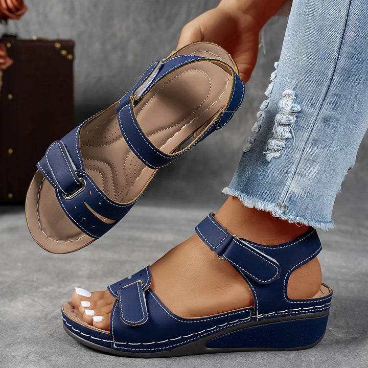 Marlo | Supportive White Orthopedic Comfort Sandals