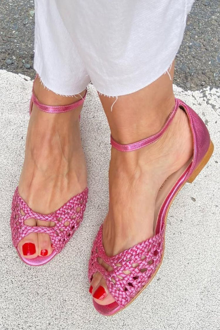 Bubs | Effortless Braided Gold Summer Sandals